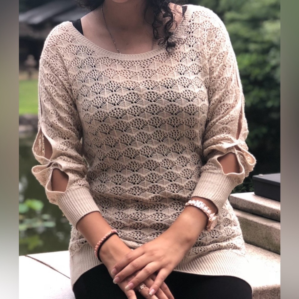 Elegant Cream Sweater for Women